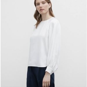 Club Monaco Shirred Sleeve Top